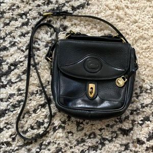 Vintage Black Leather Dooney & Bourke